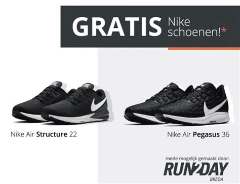 gratis schoenen aktie nike